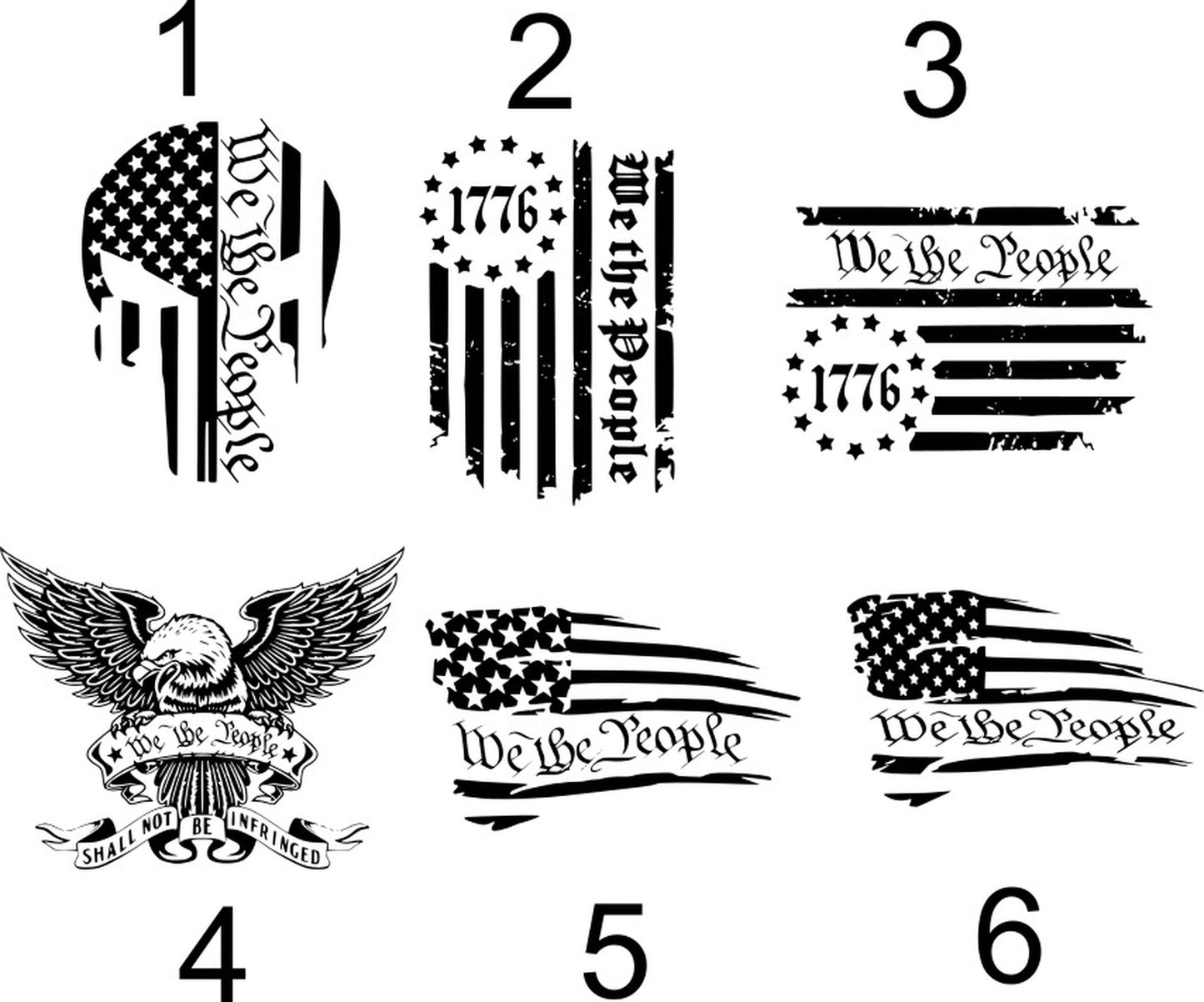 We The People Slate Coaster Set